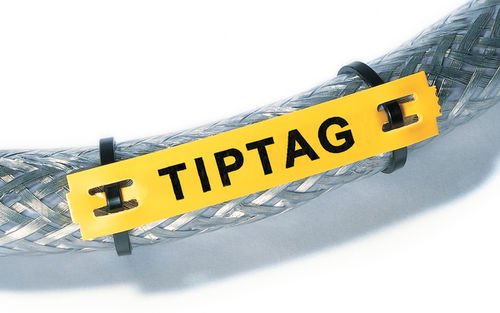Этикетка для идентификации - TIPTAG15X65WH-PO-WH - HellermannTyton - из полиолефина / для кабелей