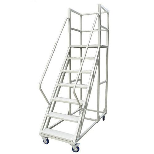 Выдвижная лестница из нержавеющей стали - KP Series - Shanghai Kingrun Machinery Equipment CO., LTD - для складов