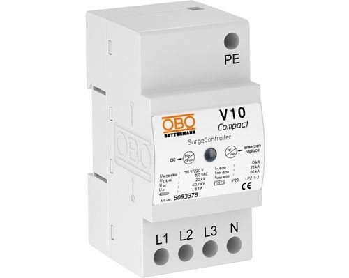 Молниеотвод тип 2 - V10 series    - OBO Bettermann - компактный / на DIN-рейке