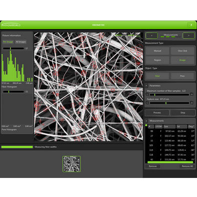 Программное обеспечение для измерений - Phenom FiberMetric - THERMO FISHER SCIENTIFIC - MATERIALS SCIENCE - статистического анализа / SEM / автоматизированное
