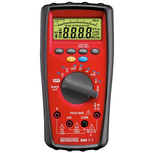 Цифровой мультиметр - MM 7-1 - Benning - переносной / 1000 В / 600 В