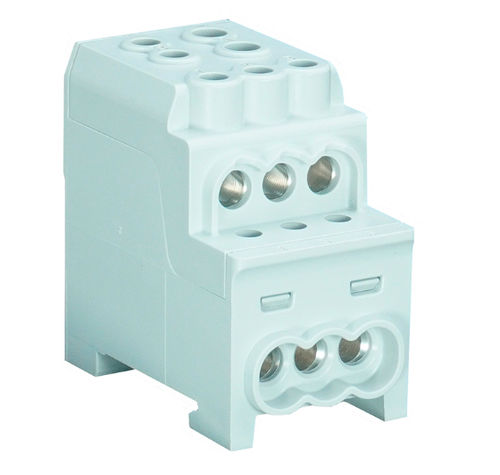 Клеммная колодка на DIN-рейке - 41564 - DIGITAL ELECTRIC - с винтовым соединением / сильного тока / многополюсная