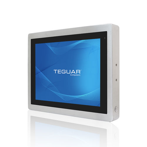 Герметичный монитор - TSD-45-12 - Teguar - TFT-LCD / с проекционно-емкостной технологией / с резистивным сенсорным экраном