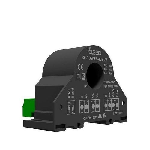 Монофазовый Электрический счетчик электроэнергии - QI-POWER-485-LV - qeed - на DIN-рейке