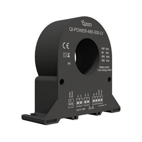 Монофазовый Электрический счетчик электроэнергии - QI-POWER-485-300-LV - qeed - на DIN-рейке / RS-485