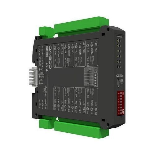 Цифровой модуль входа/выхода - QA-8DO - qeed - ModBUS RTU / последовательный / с релейным выходом