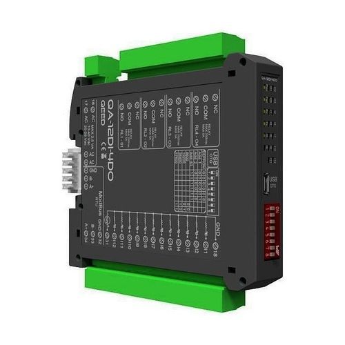 Цифровой модуль входа/выхода - QA-12DI-4DO - qeed - ModBUS RTU / последовательный / USB