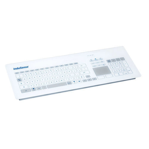 Водостойкая клавиатура - TKR-103-TOUCH-ADH - GETT Gerätetechnik GmbH - встраиваемая / емкостная / с клавишей Fn