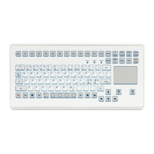Клавиатура для письменного стола - TKS-088c-TOUCH-KGEH - GETT Gerätetechnik GmbH - с ножничными механизмом клавиш / 88 клавиш / с сенсорной панелью