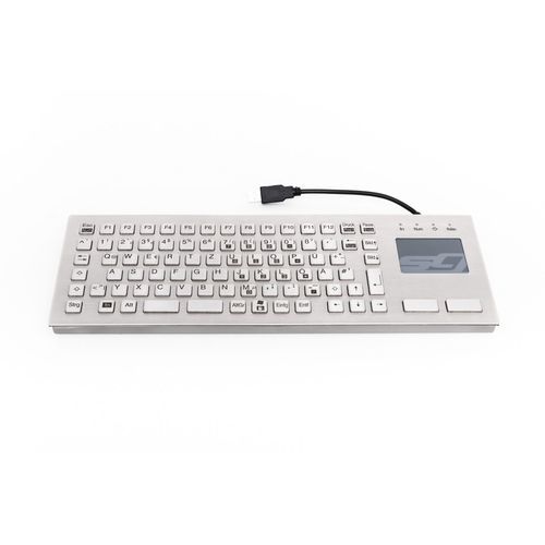 Встраиваемая клавиатура - TKV-086-TOUCH-MGEH - GETT Gerätetechnik GmbH - емкостная / 86 клавиш / для алюминия