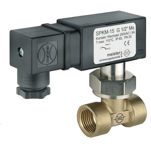 Магнитный регулятор расхода - SPKM - Meister Strömungstechnik GmbH - лопастной / для жидкостей / линейный