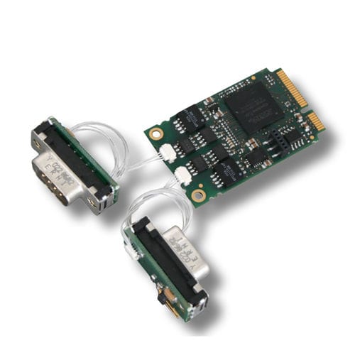 Интерфейсная плата Мини PCIe - CAN-PCIeMini/402-2 - esd electronics gmbh - шина PCI / FPGA / CAN Bus