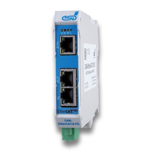 Мосток связи - CAN-EtherCAT/2-FD - esd electronics gmbh - промышленный / Ethernet / CANbus