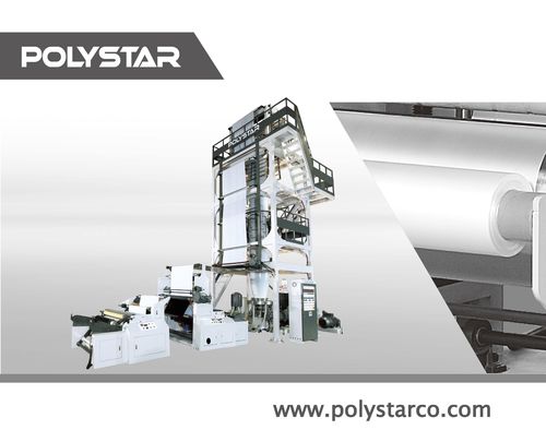 Экструзионная линия пленка с раздувом - CE-ABA - Polystar Machinery Co., Ltd. - для ПЭНД / 3 слоя