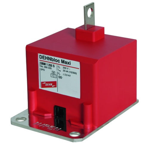 Молниеотвод тип 1 - DBM 1 255 S - DEHN + SÖHNE - для источника электропитания / для электроустановки / компактный