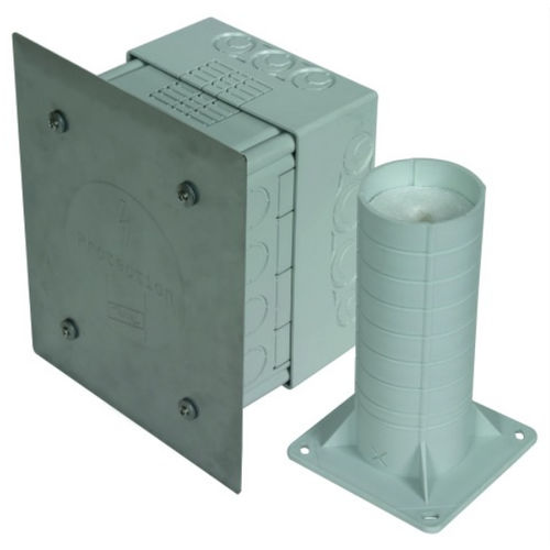 Соединительная коробка с утопленным монтажом - TSKS WDVS 185X140X88 AH50.200 K V2A - DEHN + SÖHNE - герметичная / из нержавеющей стали / с кабельным вводом