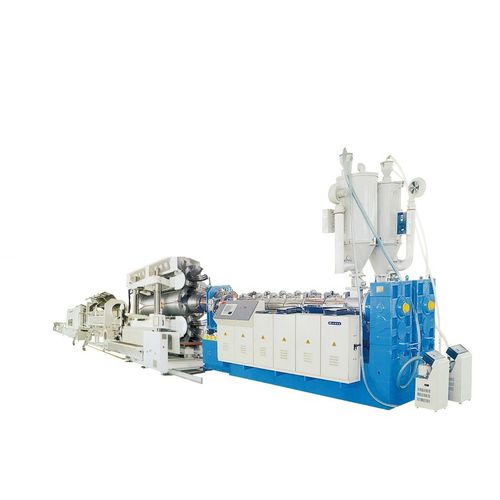 Экструзионная линия для двухслойной гофрированной трубы - Jiangsu Xinrongplas Machinery Co., Ltd - многослойная / с водяным охлаждением / с воздушным охлаждением