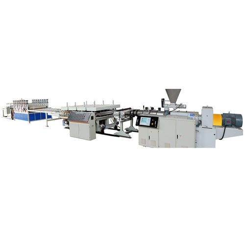 Экструзионная линия двойной шнек - YF series - Jiangsu Xinrongplas Machinery Co., Ltd - для панелей / для PP / для ПВХ