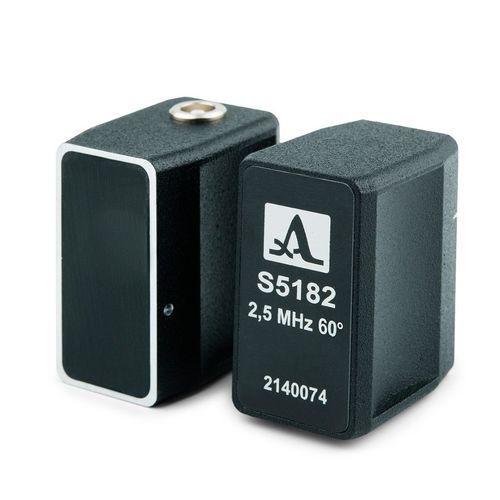 Наклонный ультразвуковой преобразователь - S5182 – 2140074 - ACS-Solutions GmbH - пьезоэлектрический / лучевой / с двойным кристаллом