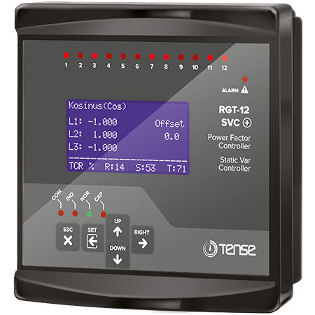 Цифровой регулятор коэффициента мощности - RGT-12SVC - Tense Electronic