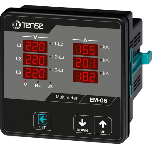 Цифровой мультиметр - EM-06 - Tense Electronic - крепление на панели / 5 A / промышленный