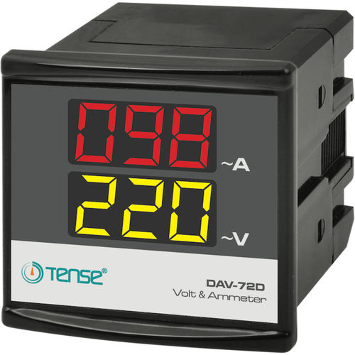 Вольтметр с амперметром - DAV-72D - Tense Electronic - цифровой / крепление на панели / AC