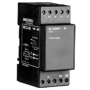 Источник электропитания на DIN-рейке - MCS series - Brodersen Controls - AC/DC / регулируемый / для резки
