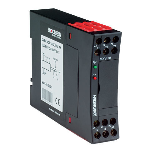Реле для наблюдения напряжения - MXV-10 - Brodersen Controls - 1NO/NF / AC/DC / AC