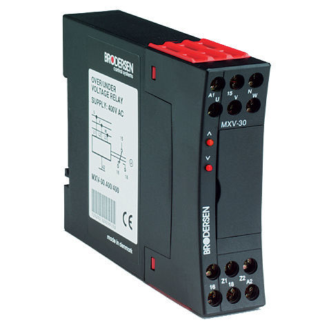 Реле для наблюдения напряжения - MXV-30 - Brodersen Controls - 1NO/NF / трехфазовое / AC