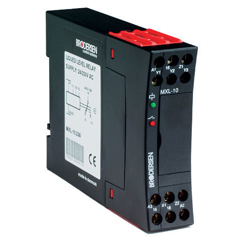 Реле для контроля уровень - MXL-10 - Brodersen Controls - напряжения / 1NO/NF / AC