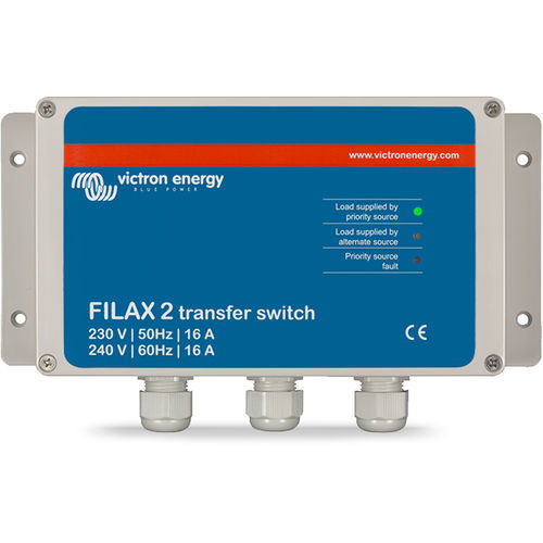 Автоматический блок автоматического переключения - Filax 2 - Victron Energy - монтированный на шасси / 3 полюса