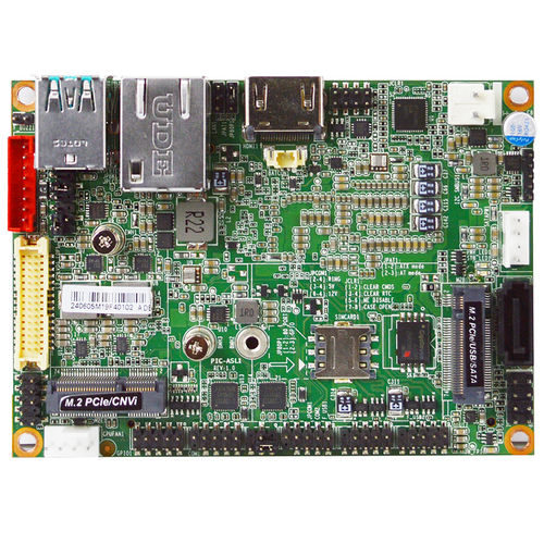 Материнская плата Pico-ITX / 2,5 дюйма - PIC-ASL1 - Jetway Information Co., Ltd. - Intel® Atom™ x7213RE / Intel® / DDR5 SO-DIMM