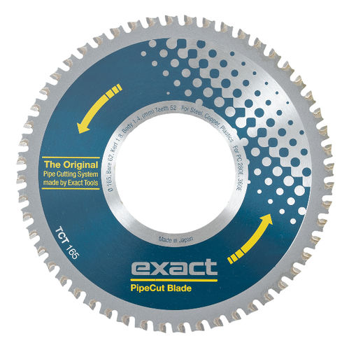 Круговой пильный диск - TCT 165 - Exact Tools Oy - из карбида вольфрама / для стали / для алюминия