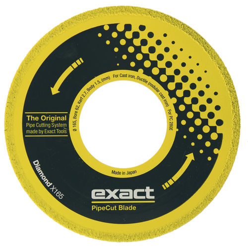 Круговой пильный диск - Diamond X165 - Exact Tools Oy - с алмазом / для чугуна / для стекла