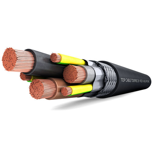Электрический кабель питания - TOXFREE ZH ROZ1-K (AS) VFD EMC - Top Cable - пламестойкий / многопроволочный / из меди