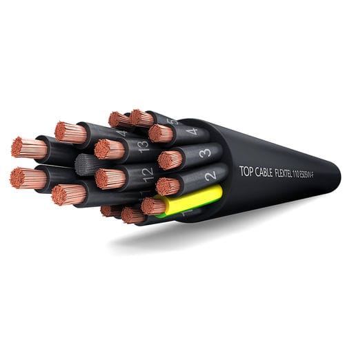 Электрический кабель питания - FLEXTEL 110 ES05VV-F - Top Cable - пламестойкий / многопроволочный / из меди