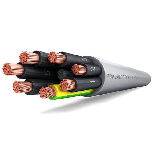 Электрический кабель питания - FLEXTEL 140 H05VV5-F CNOMO - Top Cable - маслоустойчивый / пламестойкий / многопроволочный