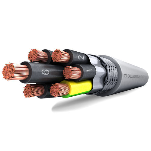 Электрический кабель питания - SCREENFLEX 110 LiYCY VC4V-K - Top Cable - бронированный / пламестойкий / многопроволочный