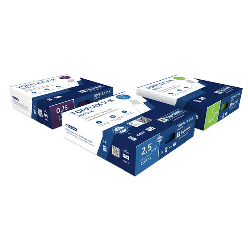 Изолированный электрический провод - TOPFLEX V-K H05V-K & H07V-K - Top Cable - из меди / гибкий