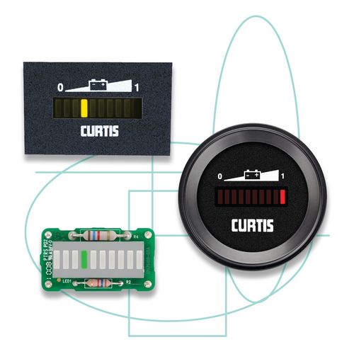 Разгрузочный индикатор - 12 - 48 VDC | 906 - Curtis Instruments - LED / для установки на панель / для батареи