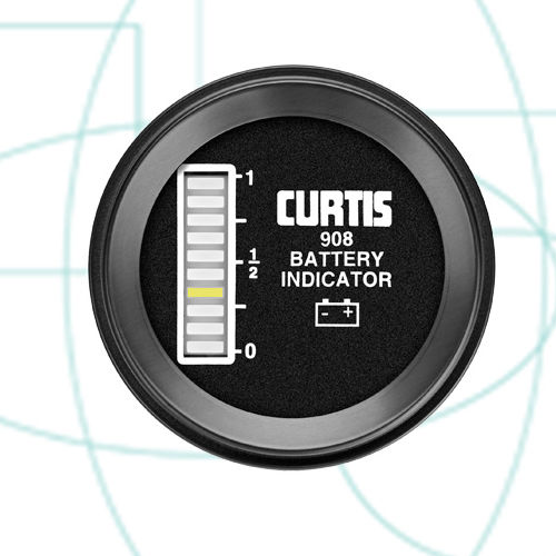 Разгрузочный индикатор - 12 - 80 VDC | 908 - Curtis Instruments - LED / на DIN-рейке / для батареи