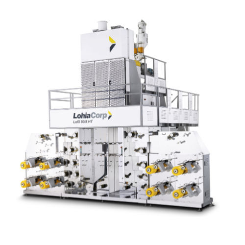 Компактная прядильная машина - lofil 80/8 HT - Lohia Corp Limited - для полипропилена / автоматическая