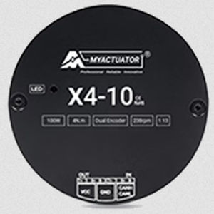 Бесщеточный двигатель - RMD X4-10-EU - A2V Mécatronique - 24 В / с кодирующим устройством / компактный