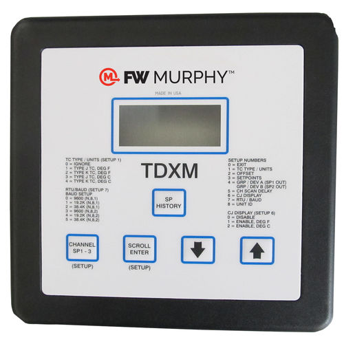 Пирометр с термопарой - TDXM - Frank W Murphy Ltd. - с цифровым индикатором / RS485 / встраиваемый
