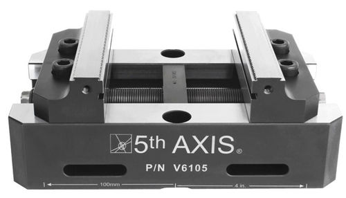 Тиски для станка - V6105 - 5th Axis Inc. - вертикальный / самоцентрирующийся