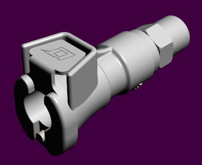 Пневматический фитинг - 20PP-S9-MALD series - LinkTech Quick Couplings, Inc. - из пластика