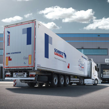 Полуприцеп для тяжёлой техники - S.BO EXPRESS - Schmitz Cargobull - для пакетов / двухосный / для разгрузочно-погрузочных работ