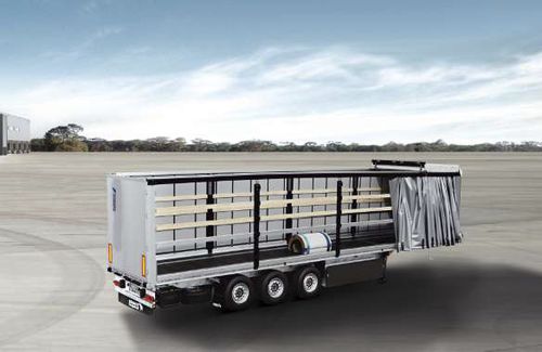 Полуприцеп для тяжёлой техники - S.CS COIL - Schmitz Cargobull - с тентом / для катушек / двухосный