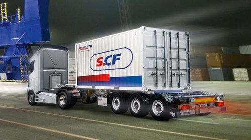 Полуприцеп контейнеровоз - Schmitz Cargobull - вертлюг / трехосный / буксируемый