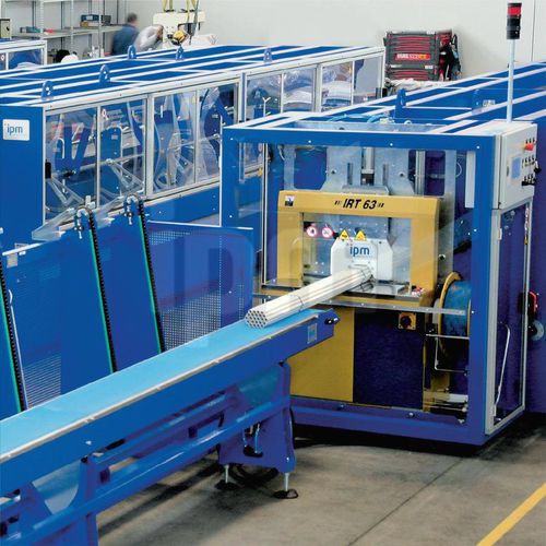 Автоматическая упаковочная машина - IRT series - IPM ITALIAN PLASTIC MACHINERY - контролируемая PLC / в форме линии / для шланга